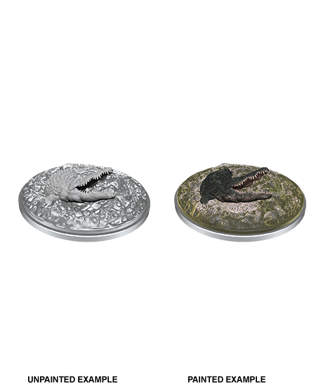 D&D Nolzur's Marvelous Miniatures: W11 Crocodile Unpainted Miniatures WizKids