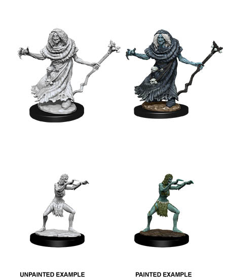 D&D Nolzur's Marvelous Miniatures: W12 Sea Hag & Bheur Hag Unpainted Miniatures WizKids