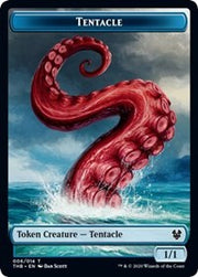 Tentacle // Satyr Double-Sided Token [Tokens] Theros Beyond Death Tokens MTG Single Magic: The Gathering