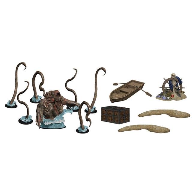 Icons Of The Realms, Monster Menagerie Iii: Kraken & Island RPG Miniatures WizKids   