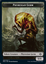 Phyrexian Germ // Treasure (21) Double-Sided Token [Tokens] Modern Horizons 2 Tokens MTG Single Magic: The Gathering