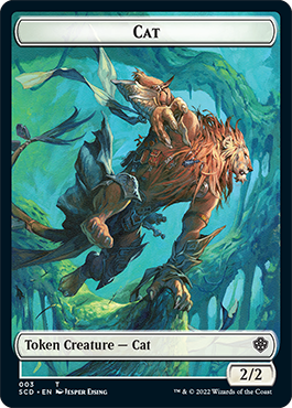 Insect // Cat Double-Sided Token [Starter Commander Decks] MTG Single Magic: The Gathering   