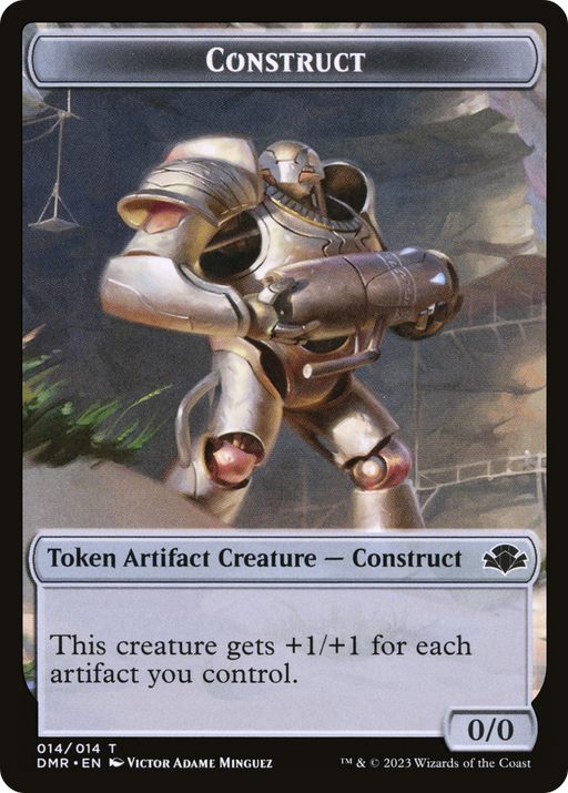 Construct Token [Tokens] Dominaria Remastered Tokens MTG Single Magic: The Gathering