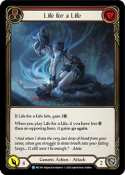 Life for a Life (Red) [ARC164] Unlimited Edition Rainbow Foil Flesh And Blood Single Flesh And Blood   