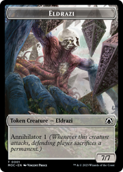 Goblin // Eldrazi Double-Sided Token [Tokens] March of the Machine Commander Tokens MTG Single Magic: The Gathering