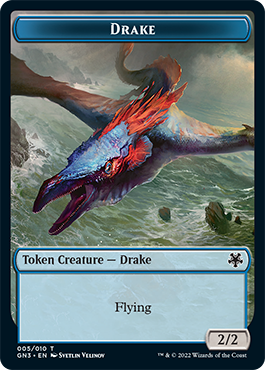 Soldier // Drake Double-Sided Token [Tokens] Game Night: Free-for-All Tokens MTG Single Magic: The Gathering