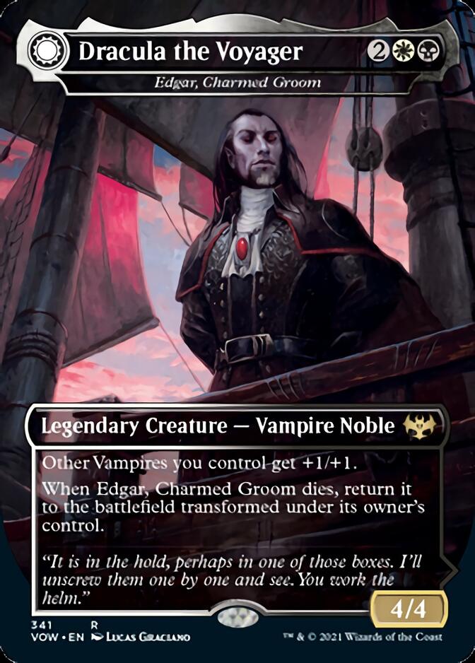 Edgar, Charmed Groom // Edgar Markov's Coffin - Dracula the Voyager // Casket of Native Earth [Innistrad: Crimson Vow] MTG Single Magic: The Gathering   