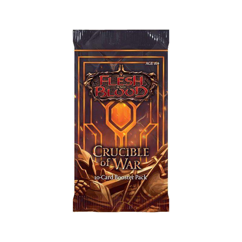 Flesh and Blood Crucible of War - Booster Pack (First Edition) Flesh And Blood Sealed Flesh And Blood
