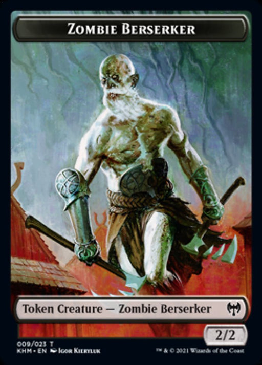 Zombie Berserker Token [Tokens] Kaldheim Tokens MTG Single Magic: The Gathering