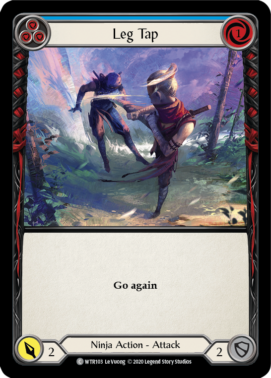 Leg Tap (Blue) [WTR103] Unlimited Edition Normal Flesh And Blood Single Flesh And Blood   