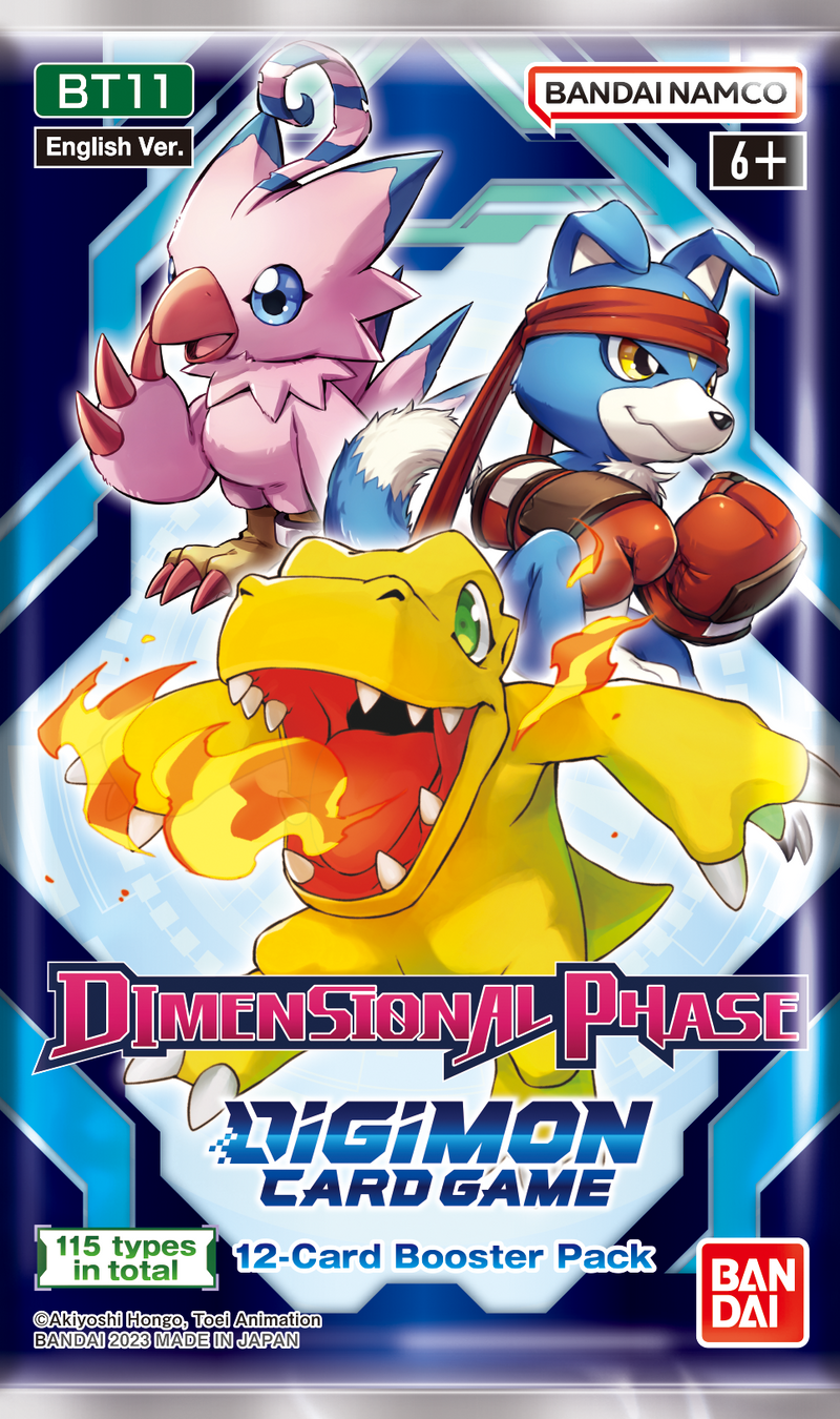 Digimon Dimensional Phase Booster Pack Digimon Sealed Digimon   