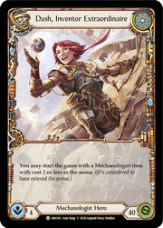 Dash, Inventor Extraordinaire // Teklo Plasma Pistol [U-ARC001 // U-ARC003] (Arcane Rising Unlimited) Flesh And Blood Single Flesh And Blood   