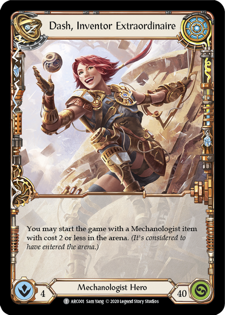 Dash, Inventor Extraordinaire // Teklo Plasma Pistol [U-ARC001 // U-ARC003] (Arcane Rising Unlimited) Flesh And Blood Single Flesh And Blood   