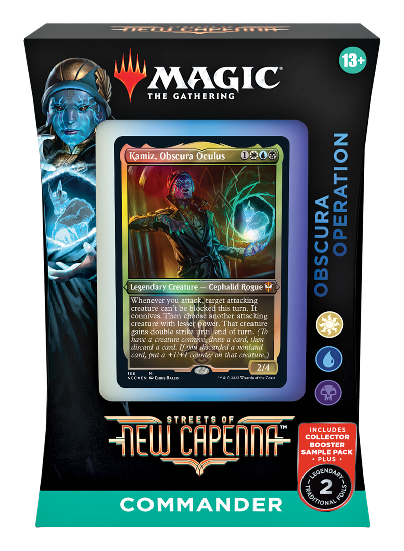 MTG Streets of New Capenna - Commander Deck (Obscura Operation) MTG Sealed Magic: The Gathering   
