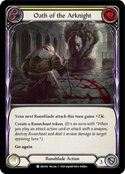Oath of the Arknight (Yellow) [ARC092] Unlimited Edition Normal Flesh And Blood Single Flesh And Blood   