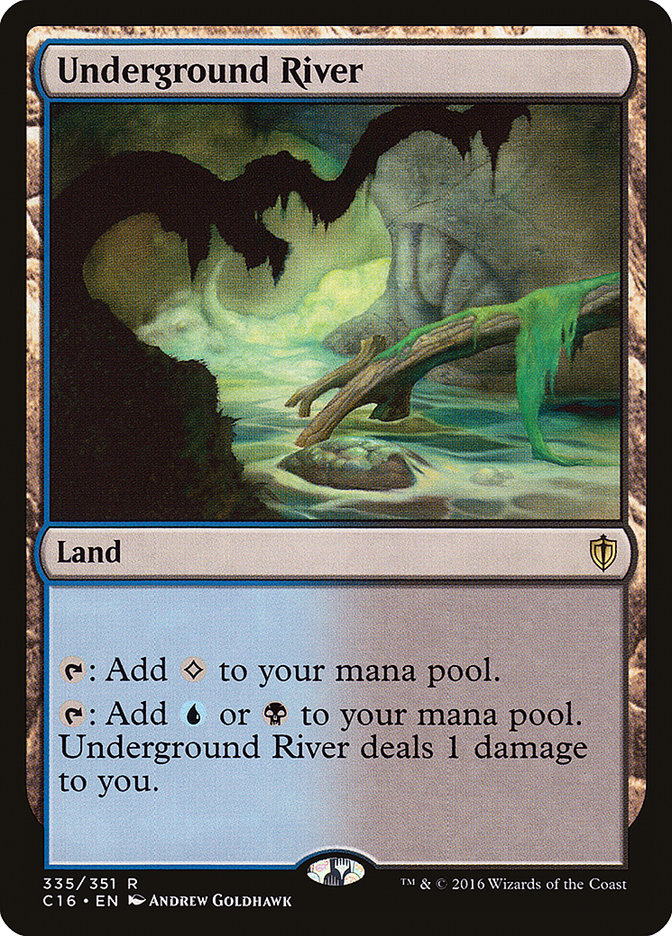 Underground River [Commander 2016] MTG Single Magic: The Gathering   