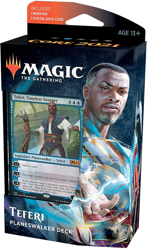 MTG Core Set 2021 - Planeswalker Deck (Teferi) MTG Sealed Magic: The Gathering   