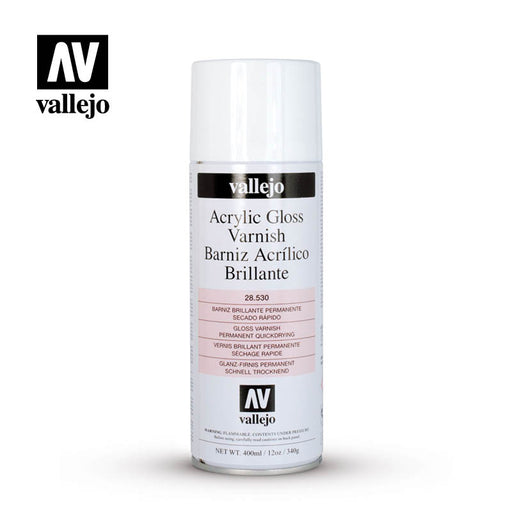 Vallejo: Aerosol 28530 Acrylic Gloss Varnish Model Paints Vallejo