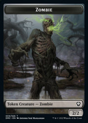 Soldier // Zombie Double-Sided Token [Tokens] Dominaria United Tokens MTG Single Magic: The Gathering