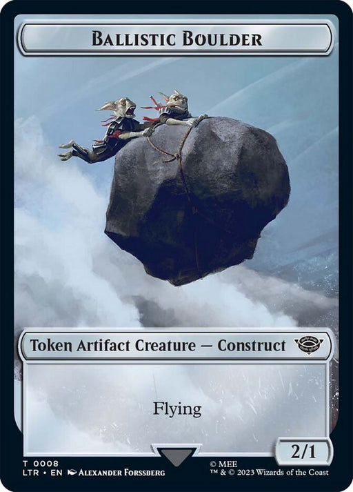 Ballistic Boulder Token [The Lord of the Rings: Tales of Middle-Earth Tokens] MTG Single Magic: The Gathering   