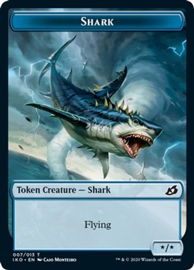 Angel Warrior // Shark Double-Sided Token [Challenger Decks 2021 Tokens] MTG Single Magic: The Gathering   