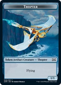 Thopter (008) // Wurm (030) Double-Sided Token [Tokens] Double Masters Tokens MTG Single Magic: The Gathering