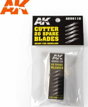 AK Interactive: Cutter 20 Spare Blades Model Tools & Glue AK INTERACTIVE