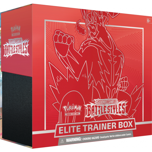 Pokémon TCG Sword & Shield - Battle Styles Red Elite Trainer Box  The Pokémon Company Pokémon Sealed Taps Games Edmonton Alberta