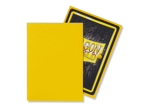 Dragon Shield: Matte Sleeves - Yellow 100Ct Card Sleeves Dragon Shield