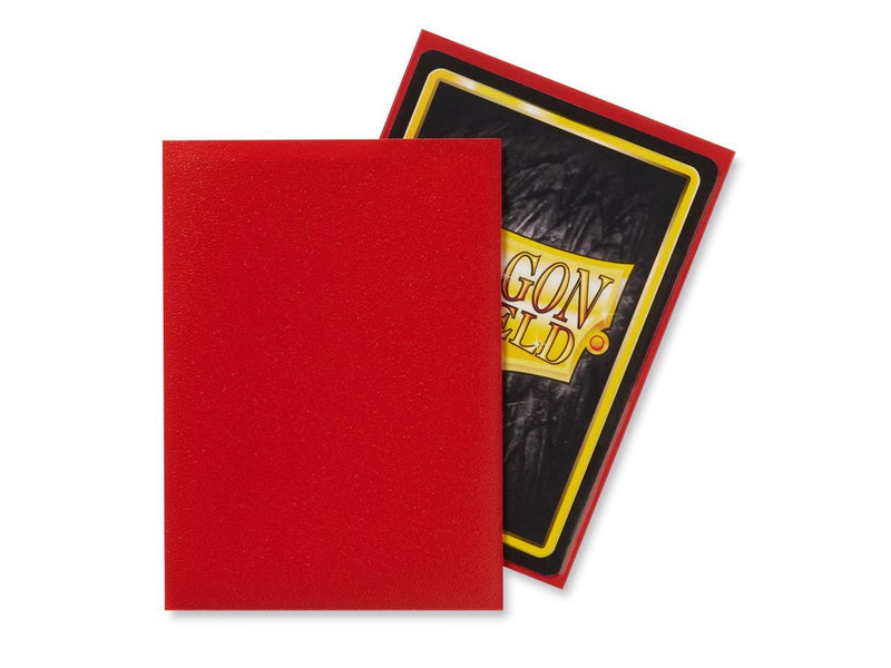 Dragon Shield: Matte Sleeves - Crimson 100Ct