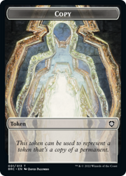 Copy // Inkling Double-Sided Token [Tokens] The Brothers' War Commander Tokens MTG Single Magic: The Gathering
