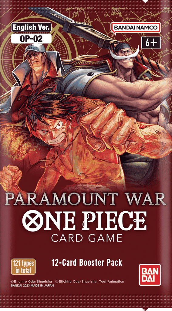 One Piece: Paramount War - Booster Pack [OP-02] One Piece Sealed Bandai   