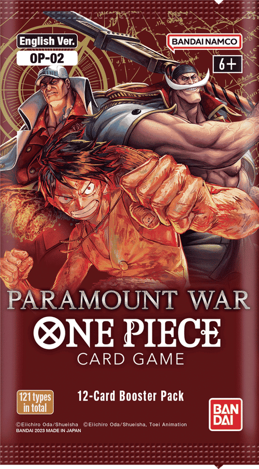One Piece: Paramount War - Booster Pack [OP-02] One Piece Sealed Bandai   