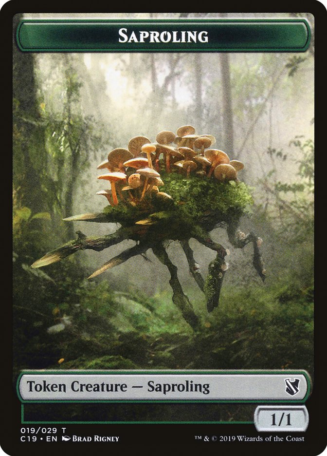 Saproling Token [Tokens] Commander 2019 Tokens MTG Single Magic: The Gathering