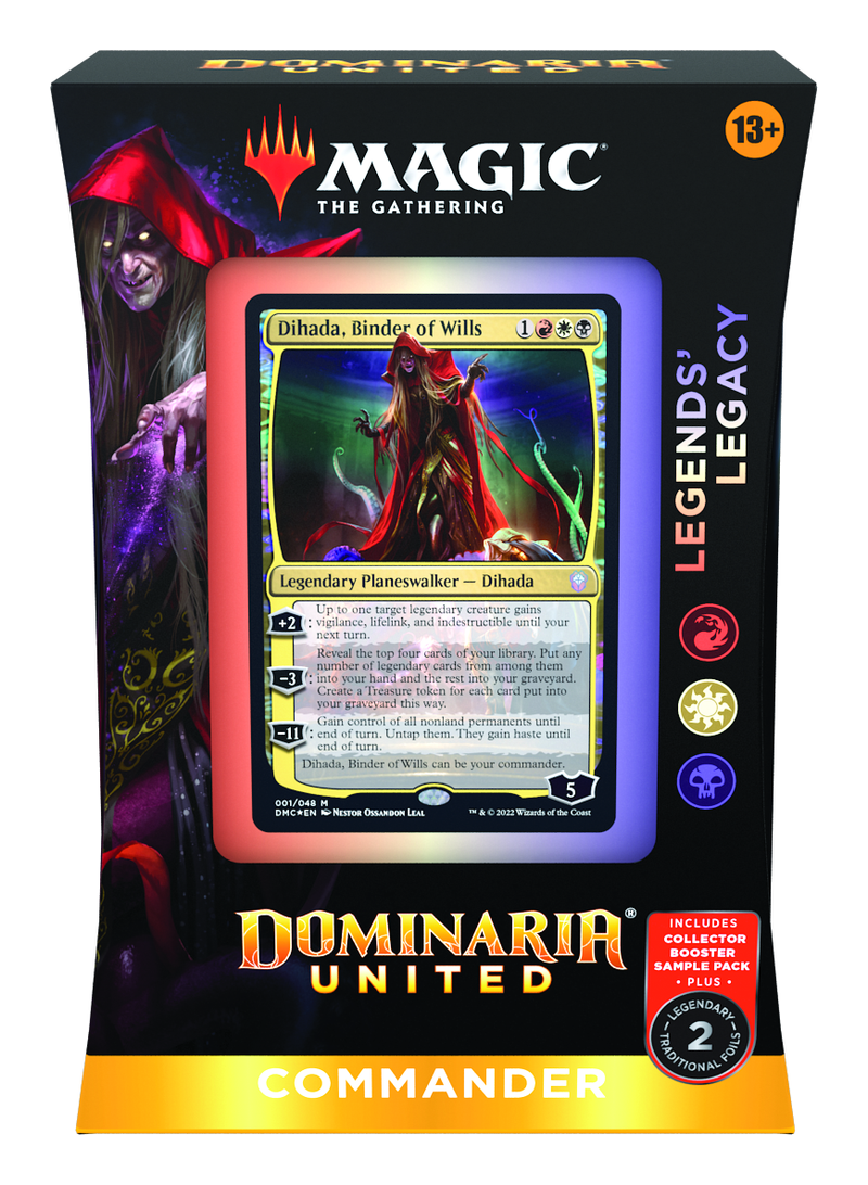 MTG Dominaria United - Commander Deck (Legends' Legacy) MTG Sealed Magic: The Gathering   