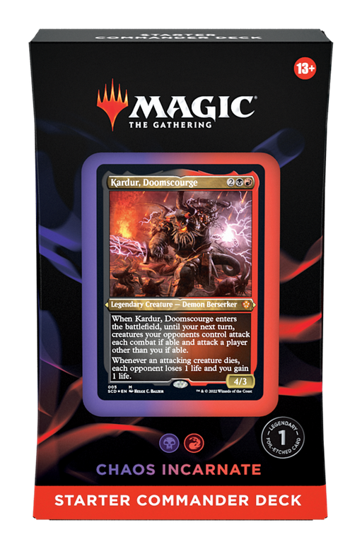 MTG Starter Commander Deck: Chaos Incarnate MTG Sealed Magic: The Gathering   