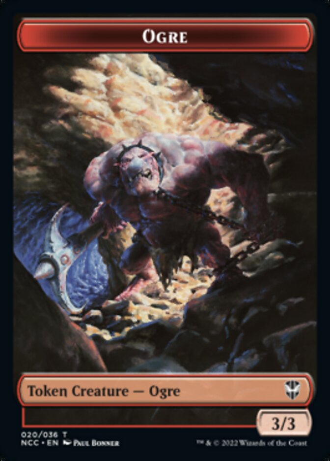 Ogre // Insect Double-Sided Token [Streets of New Capenna Commander Tokens] MTG Single Magic: The Gathering   