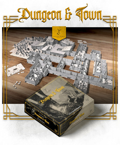 Fantasy World Creator: Dungeon & Town Core Set Tabletop RPGs Fantasy World Creator