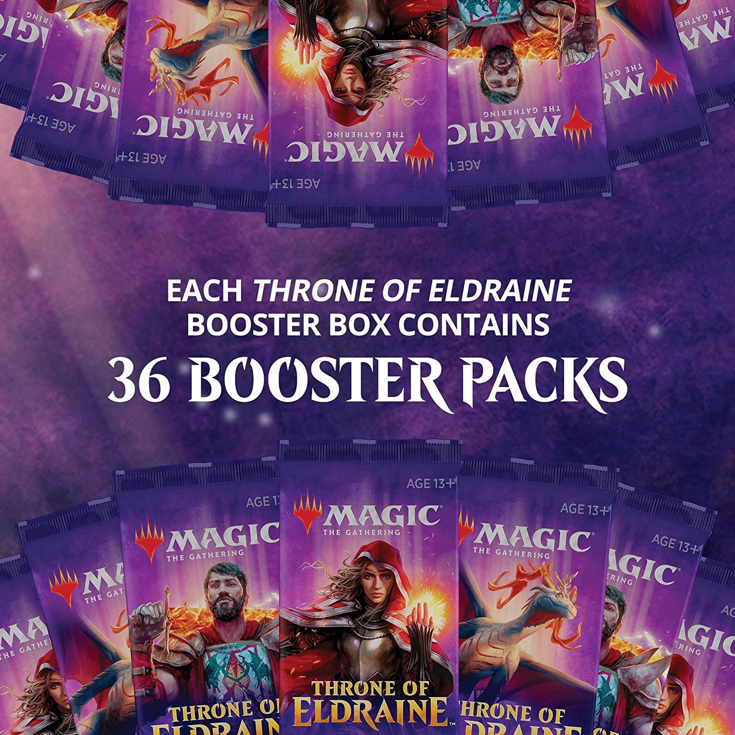 MTG Throne of Eldraine - Draft Booster Box MTG Sealed Magic: The Gathering   