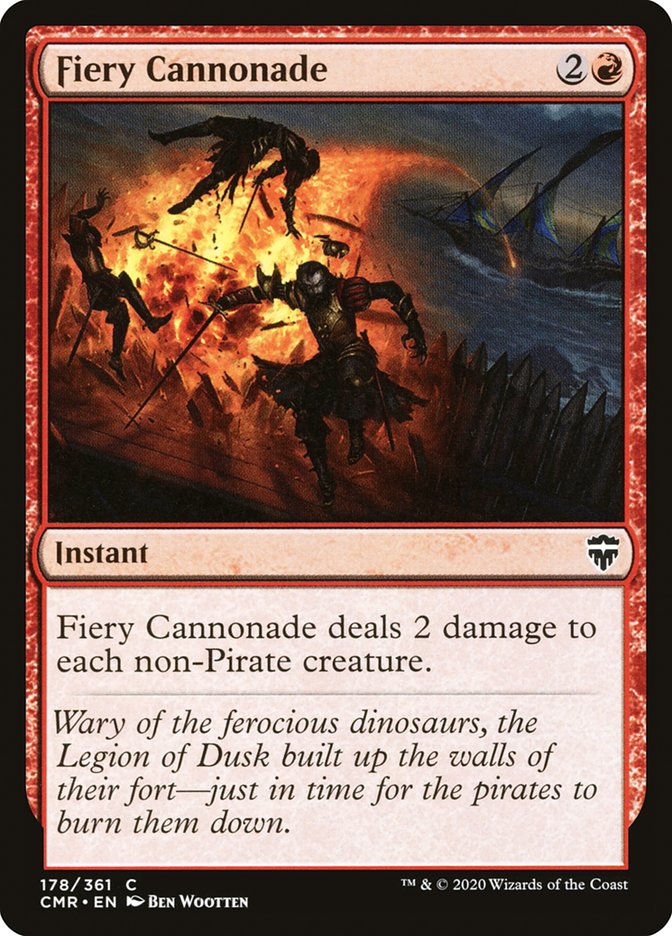 Fiery Cannonade [Commander Legends]