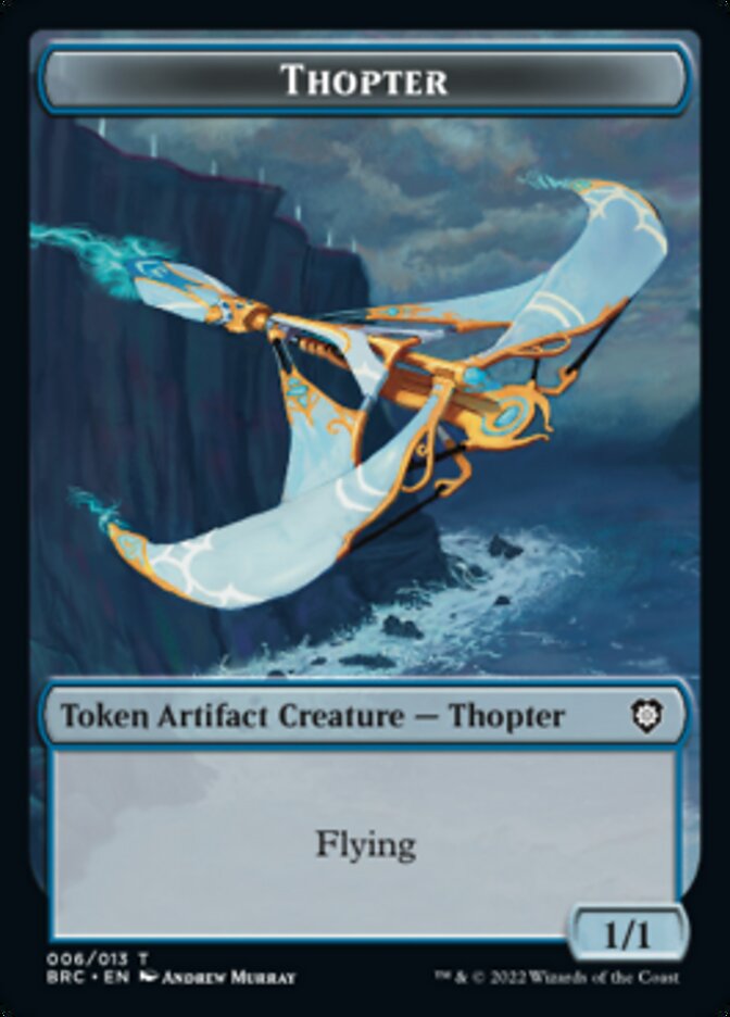 Copy // Thopter (006) Double-Sided Token [Tokens] The Brothers' War Commander Tokens MTG Single Magic: The Gathering