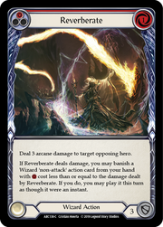 Reverberate (Red) [ARC138-C] 1st Edition Rainbow Foil Flesh And Blood Single Flesh And Blood   
