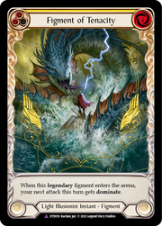 Figment of Tenacity // Metis, Archangel of Tenacity (Marvel) [DTD010] (Dusk Till Dawn)  Cold Foil Flesh And Blood Single Flesh And Blood   