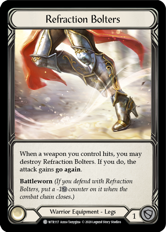 Refraction Bolters [WTR117] Unlimited Edition Rainbow Foil Flesh And Blood Single Flesh And Blood   