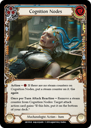 Cognition Nodes [ARC018-R] 1st Edition Rainbow Foil Flesh And Blood Single Flesh And Blood   