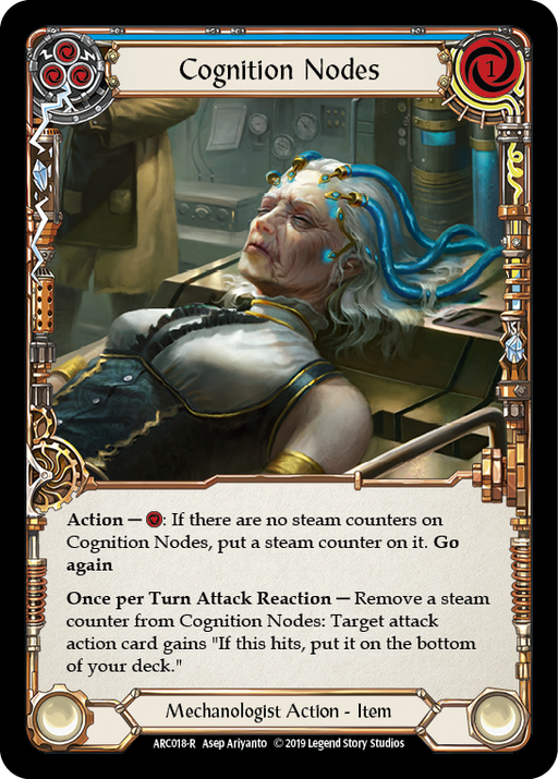 Cognition Nodes [ARC018-R] 1st Edition Rainbow Foil Flesh And Blood Single Flesh And Blood   