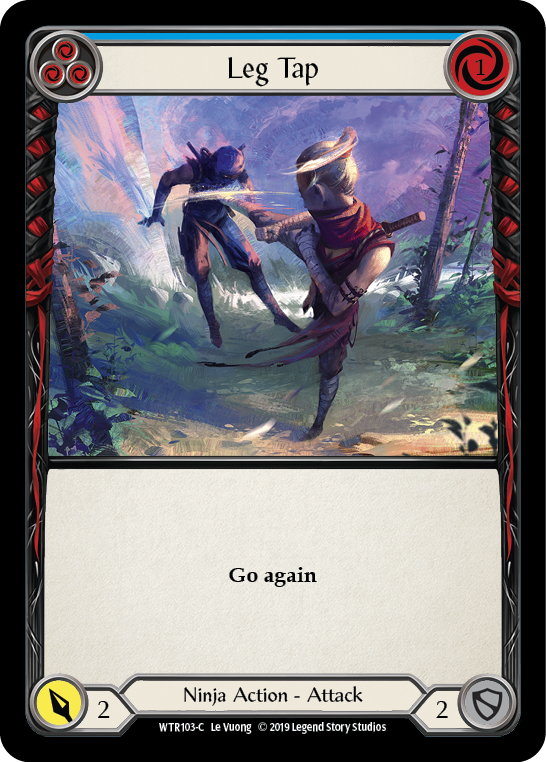 Leg Tap (Blue) [WTR103-C] Alpha Print Normal Flesh And Blood Single Flesh And Blood   
