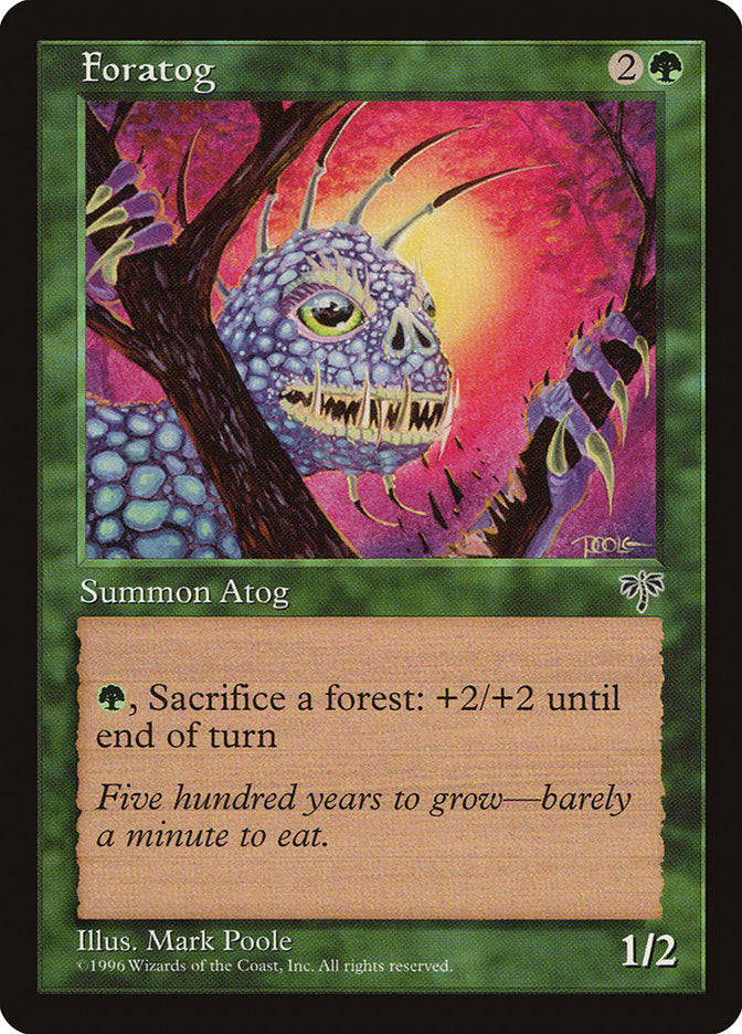 Foratog [Mirage] MTG Single Magic: The Gathering   