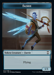 Faerie // Rogue Double-Sided Token [Streets of New Capenna Commander Tokens] MTG Single Magic: The Gathering   