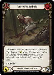 Ravenous Rabble (Blue) [ARC193] Unlimited Edition Rainbow Foil Flesh And Blood Single Flesh And Blood   